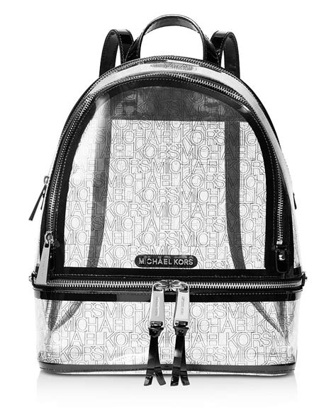 michael kors rucksack gesteppt|michael kors clear backpack.